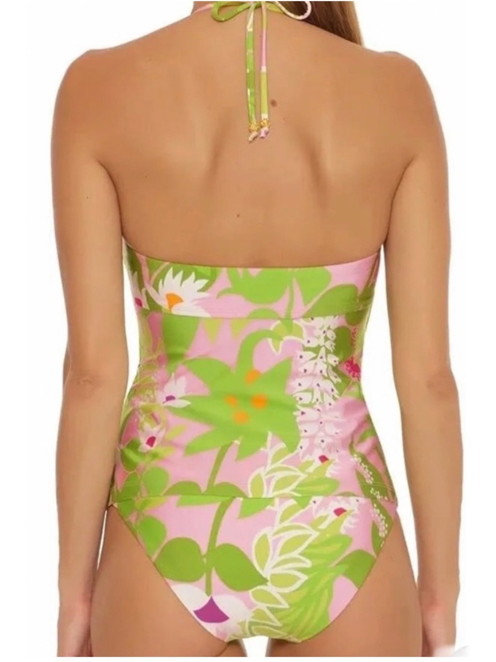 TRINA TURK Swimsuit Set LA PALMA Tankini + Hipster sz 10 - Picture 3 of 12